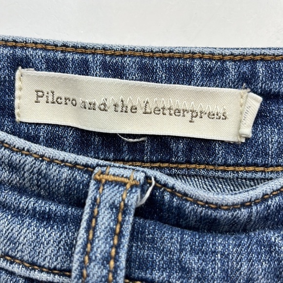 Pilcro and the Letterpress Anthropologie Slim Boyfriend Short Size 27 - Picture 9 of 16